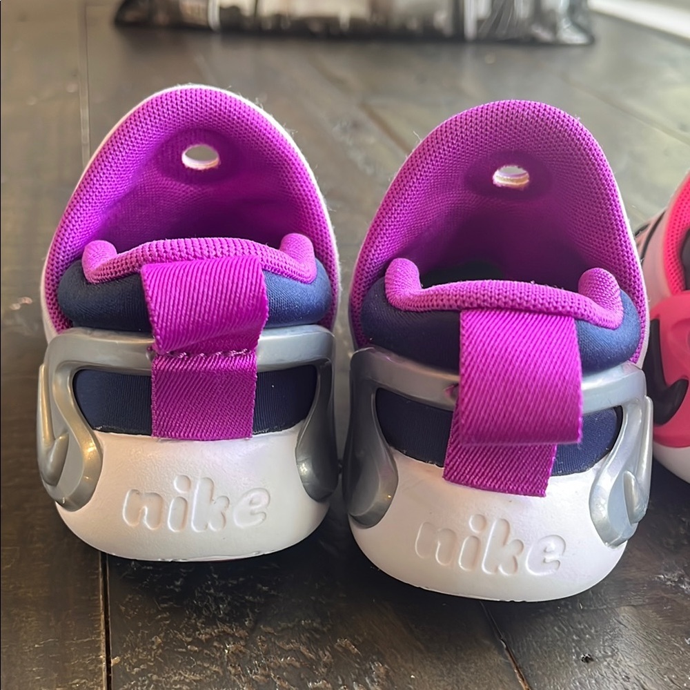 Nike Kids' Pink and Purple Slip-On Shoes - Picture 10 of 14